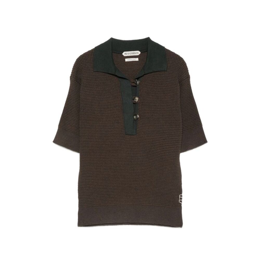 Jw Anderson Green Tops - Polo Tops Women